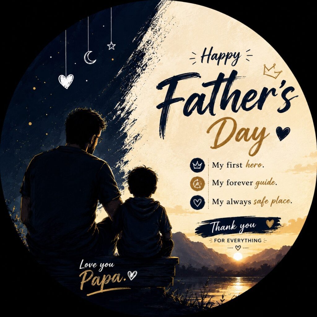 fathers day whatsapp dp for son
