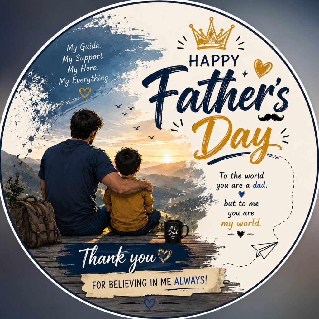 happy fathers day dp