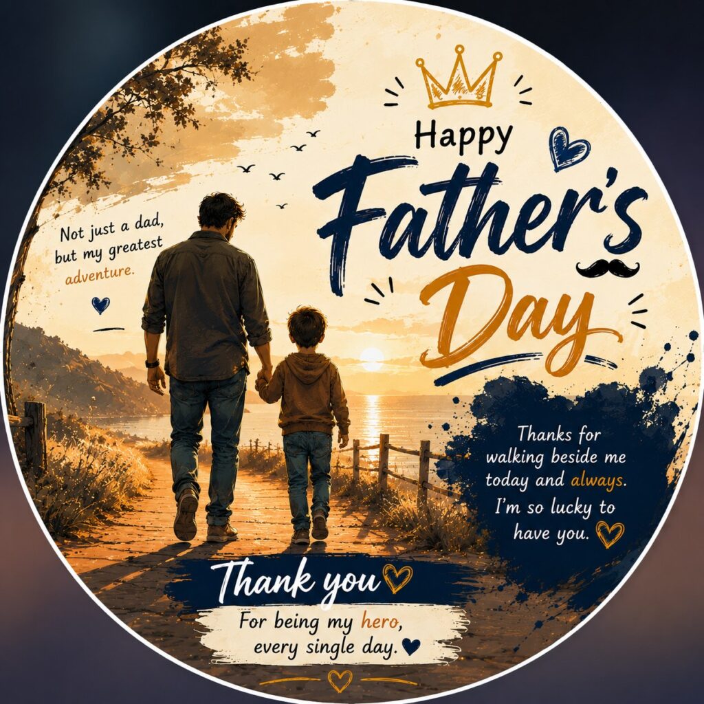 happy fathers day dp son
